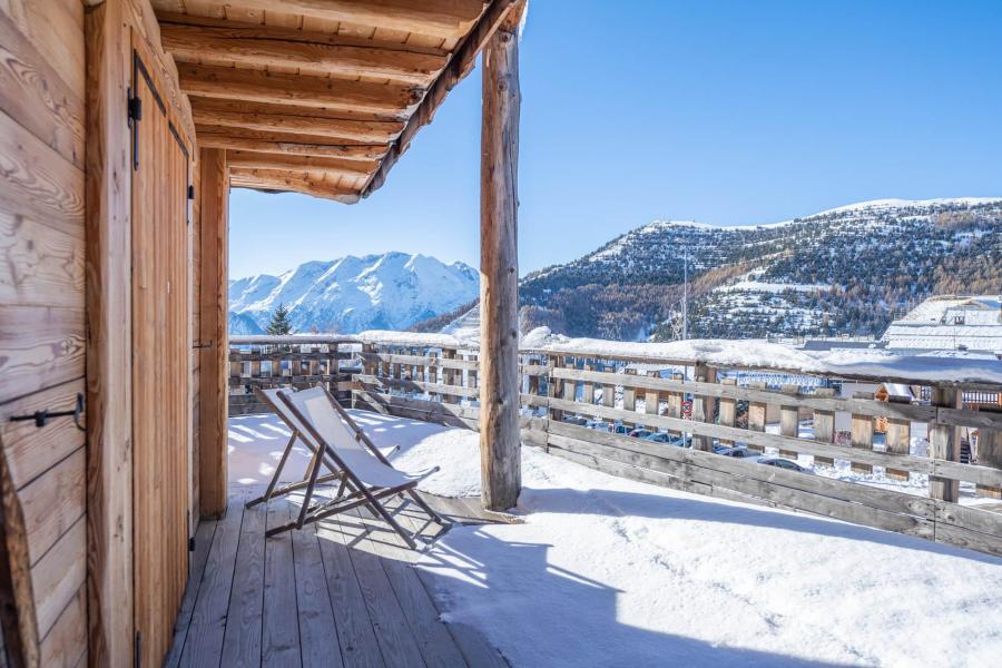 Vacances en montagne Chalet 9 pièces 15 personnes - Chalet Dauphin - Alpe d'Huez - Extérieur hiver