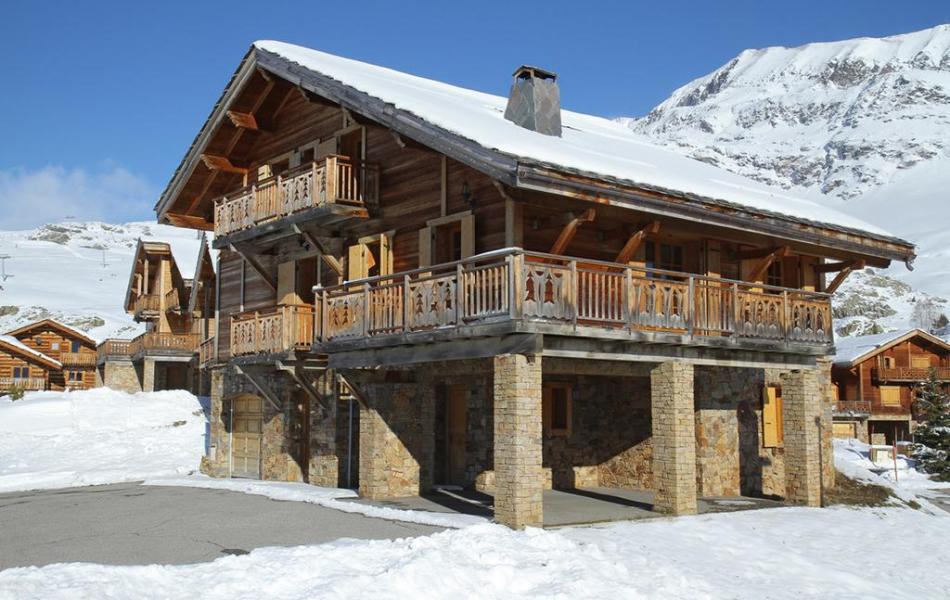 Аренда на лыжном курорте Chalet des Neiges - Alpe d'Huez - зимой под открытым небом