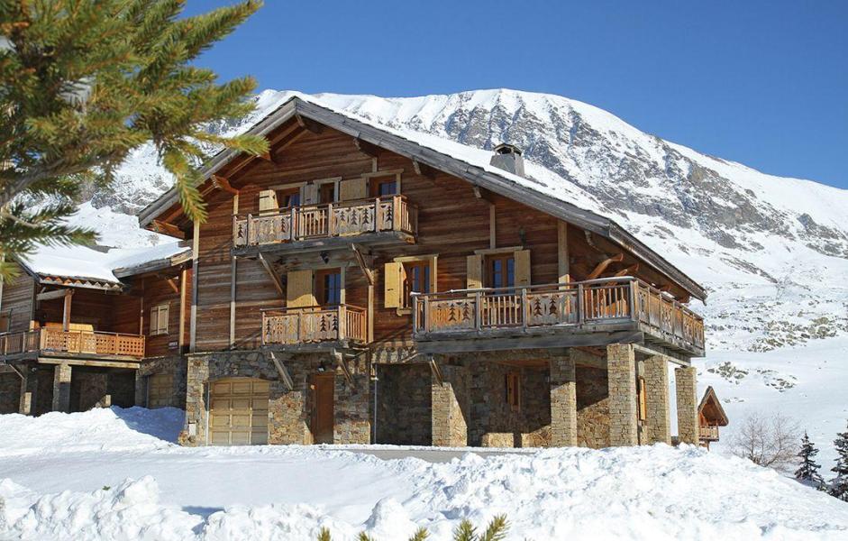 Vakantie in de bergen Chalet des Neiges - Alpe d'Huez - Buiten winter