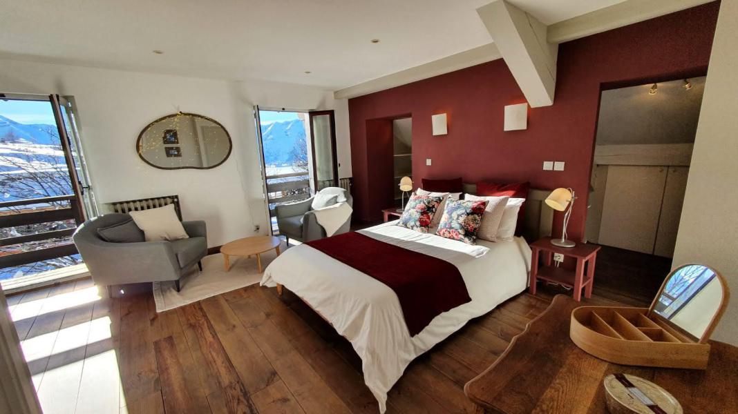 Ski verhuur Chalet le Vieux Logis - Alpe d'Huez - Kamer