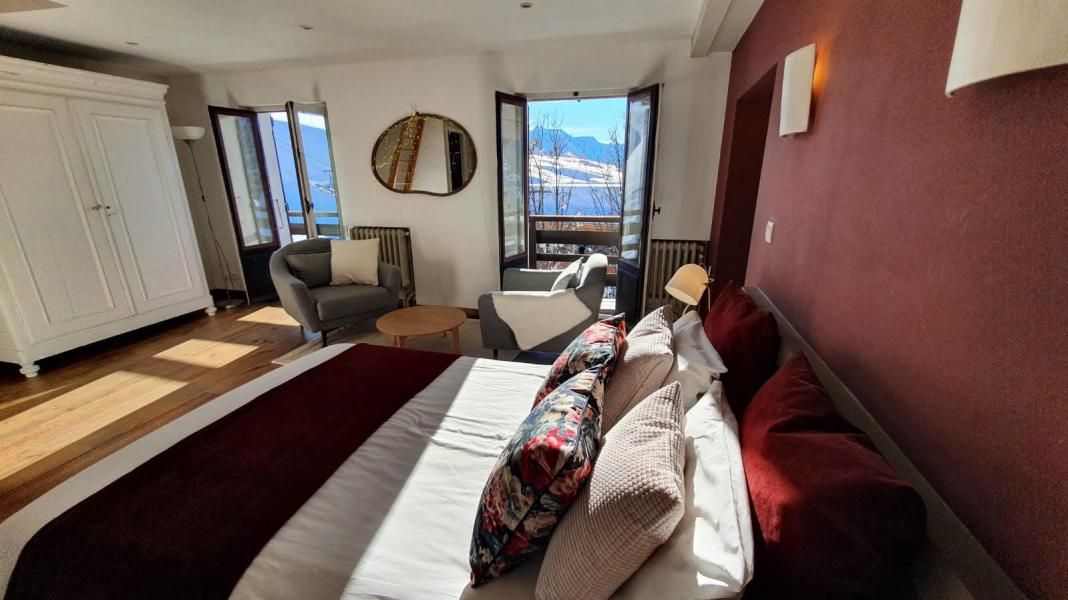 Ski verhuur Chalet le Vieux Logis - Alpe d'Huez - Kamer