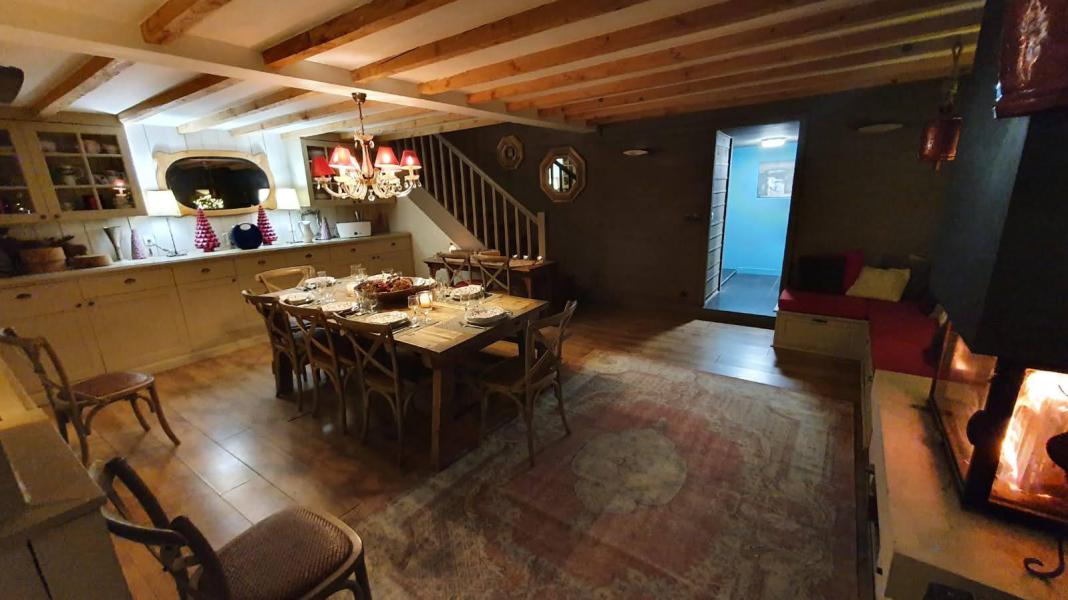 Ski verhuur Chalet le Vieux Logis - Alpe d'Huez - Open haard