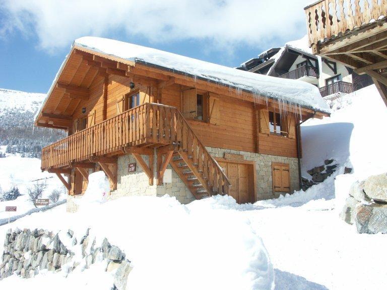 Skiverleih Chalet les Sapins - Alpe d'Huez - Draußen im Winter