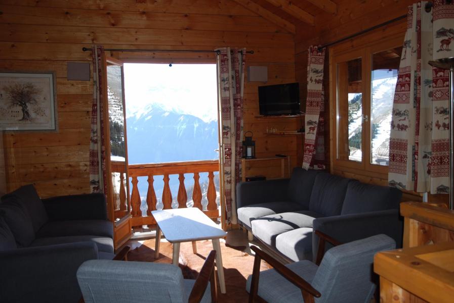 Аренда на лыжном курорте Chalet les Sapins - Alpe d'Huez - Салон