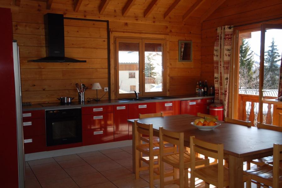 Rent in ski resort Chalet les Sapins - Alpe d'Huez - Open-plan kitchen