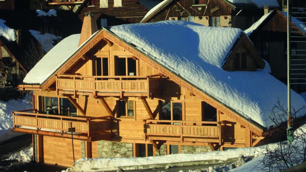 Urlaub in den Bergen Chalet Nightingale - Alpe d'Huez - Draußen im Winter