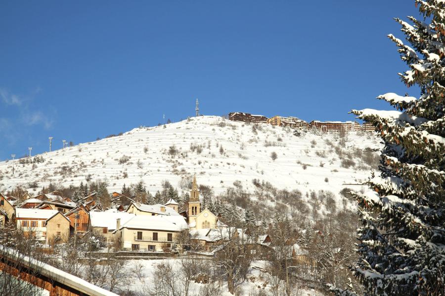 Skiverleih Chalet Nuance de Blanc - Alpe d'Huez - Draußen im Winter