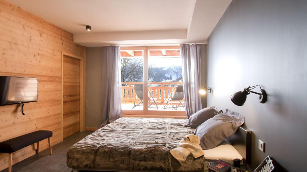 Skiverleih Chalet Nuance de Bleu - Alpe d'Huez - Schlafzimmer