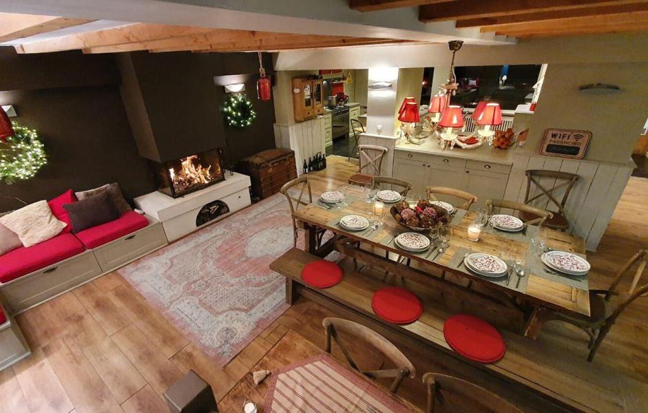 Аренда на лыжном курорте Шале 9 комнат 15 чел. - Chalet Vieux Logis - Alpe d'Huez - Салон