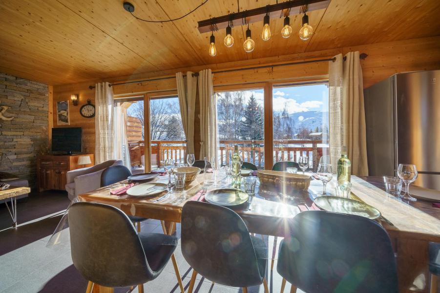 Wynajem na narty Domek górski triplex 5 pokojowy  dla 8 osób (Friandise) - Chalets Les Balcons du Golf - Alpe d'Huez - Jadalnia