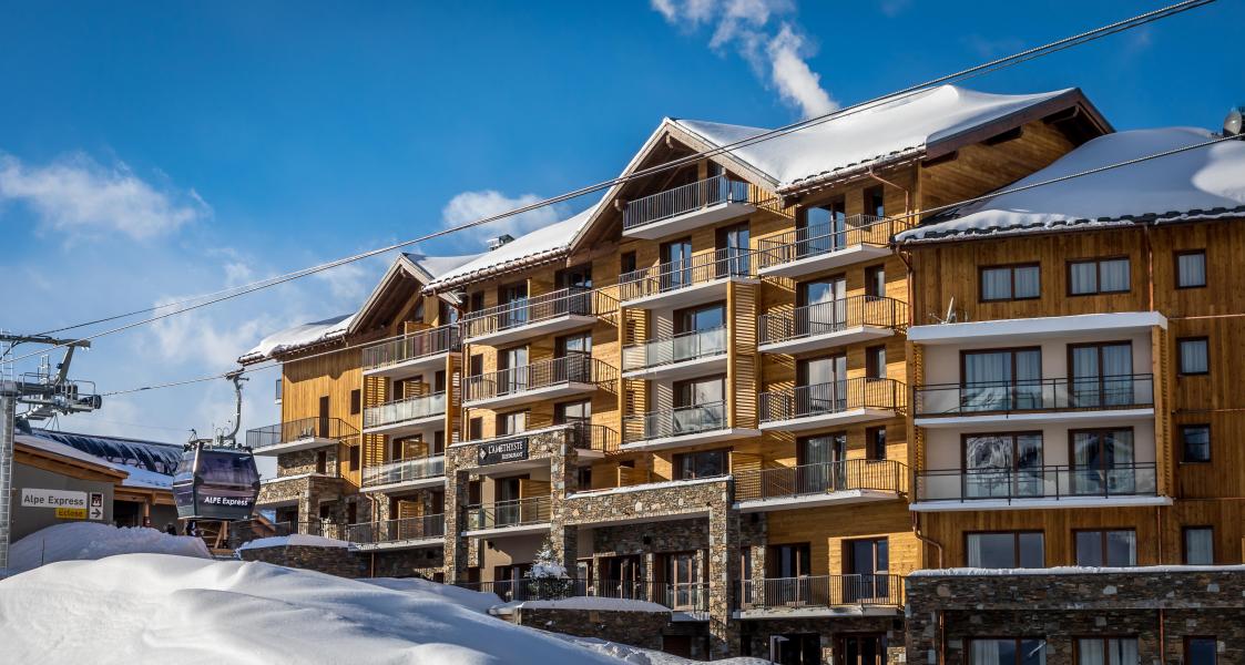 Аренда на лыжном курорте Hôtel Daria-I Nor - Alpe d'Huez - зимой под открытым небом