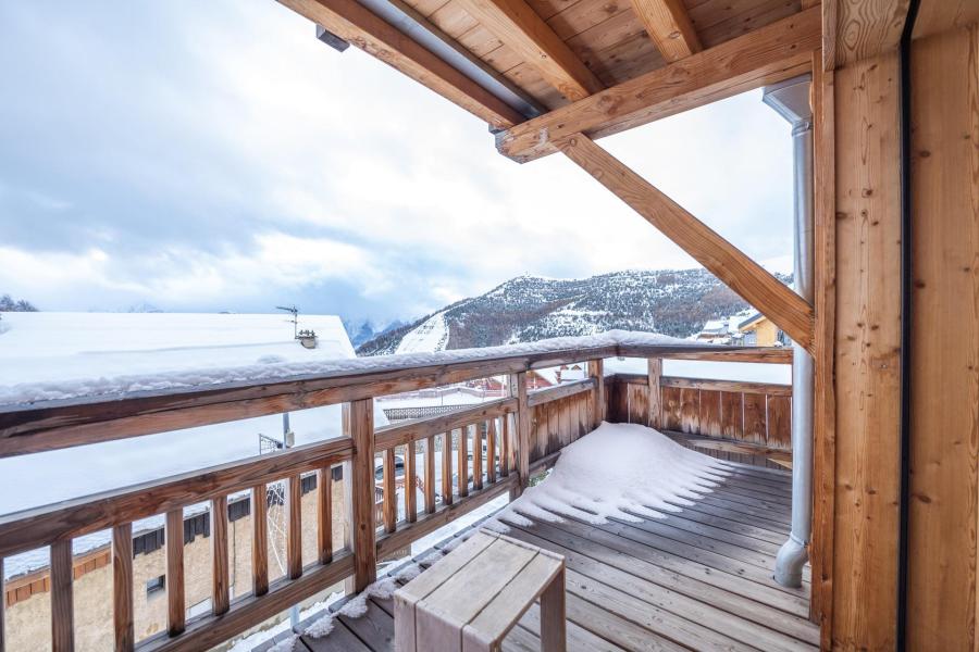 Skiverleih 3-Zimmer-Appartment für 6 Personen (203) - L'Ourson - Alpe d'Huez - Draußen im Winter
