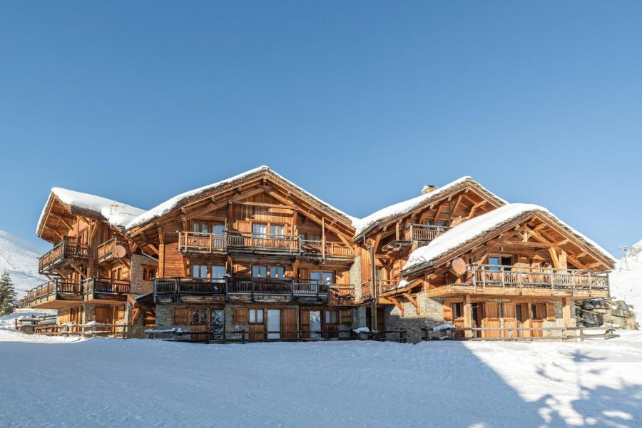 Holiday in mountain resort 8 room chalet 14 people (10 adultes et 4 enfants seulement) - Le Chalet Bouquetin - Alpe d'Huez - Winter outside