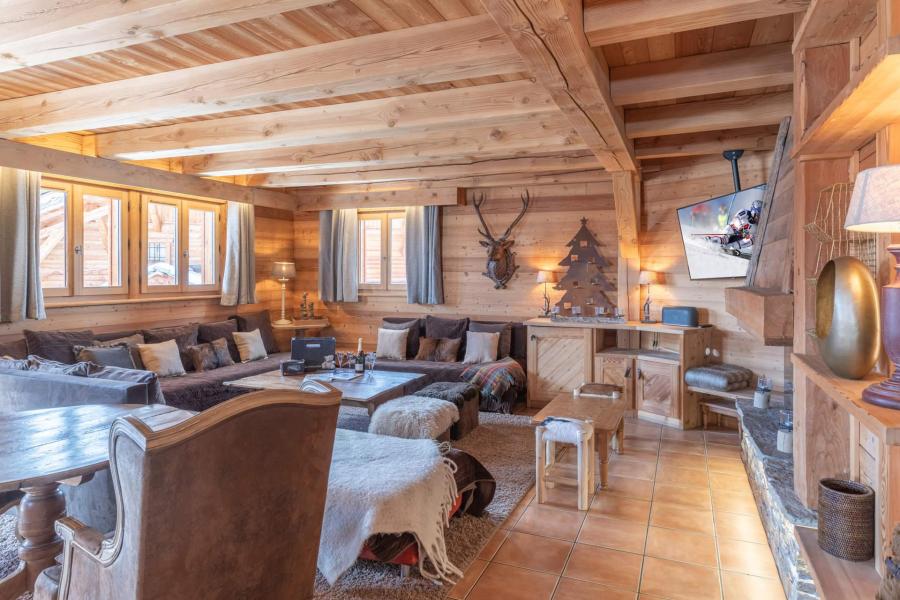 Rent in ski resort 9 room chalet 19 people - Le Chalet Loup - Alpe d'Huez - Living room