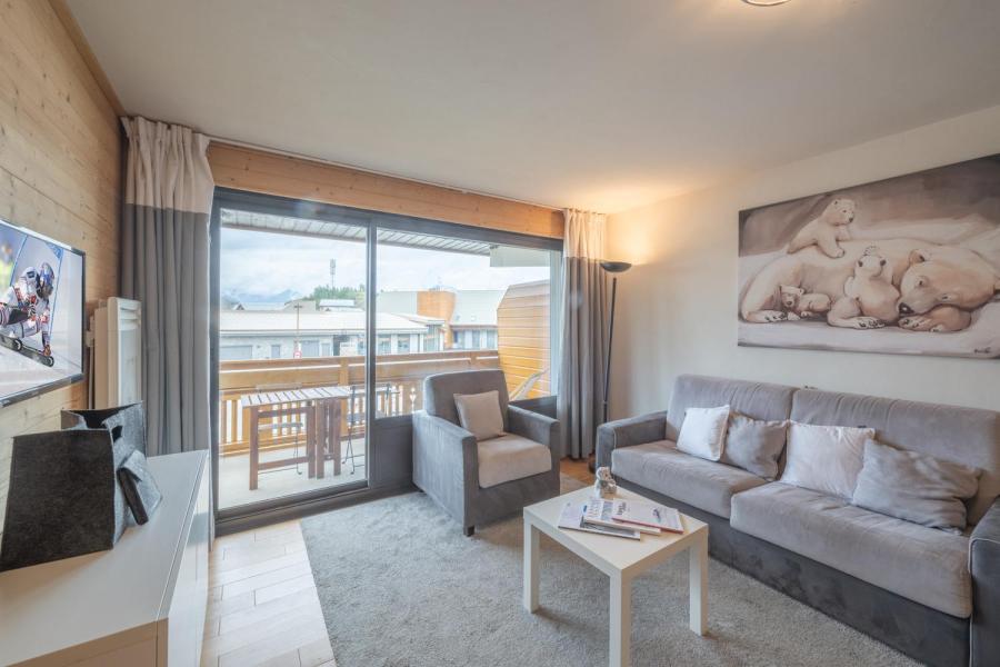 Skiverleih 3 Zimmer Appartement für 2-4 Personen (15) - Le Soleneige - Alpe d'Huez - Wohnzimmer