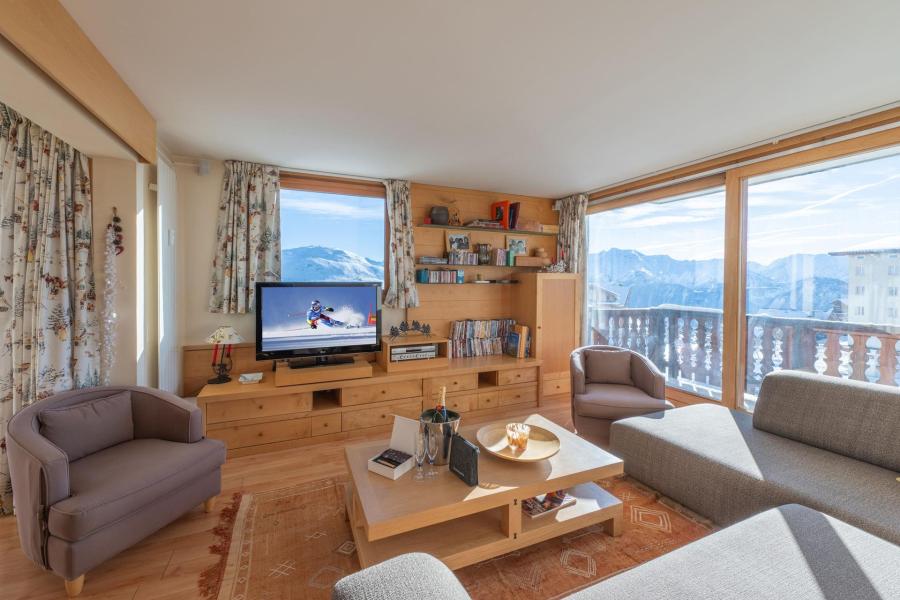 Rent in ski resort 4 room apartment 4-6 people (SPLENDIDG3) - Le Splendid - Alpe d'Huez - Living room