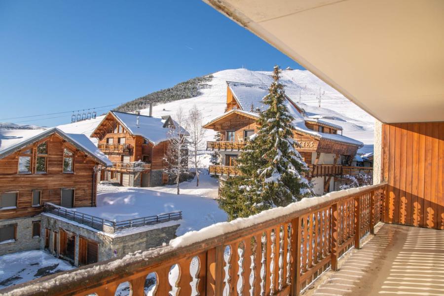 Wynajem na narty Apartament 4 pokojowy 4-6 osób (SPLENDIDG3) - Le Splendid - Alpe d'Huez - Balkon