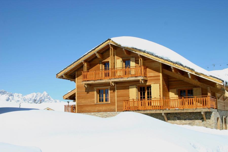 Vacances en montagne Les Chalets de l'Altiport - Alpe d'Huez - Extérieur hiver