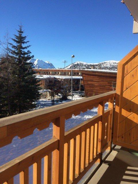 Rent in ski resort Studio 4 people (A063114) - LES DEUX ANGES B - Alpe d'Huez - Balcony