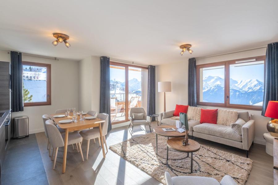 Rent in ski resort 3 room apartment 6 people (A203) - Les Fermes de l'Alpe - A - Alpe d'Huez - Living room