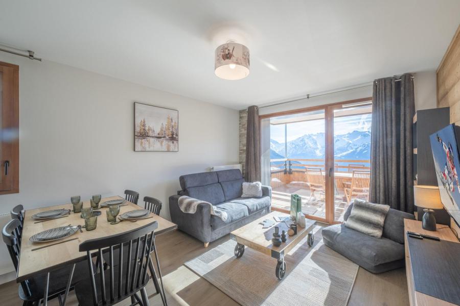 Skiverleih 2-Zimmer-Berghütte für 4 Personen (B001) - Les Fermes de l'Alpe - B - Alpe d'Huez - Wohnzimmer