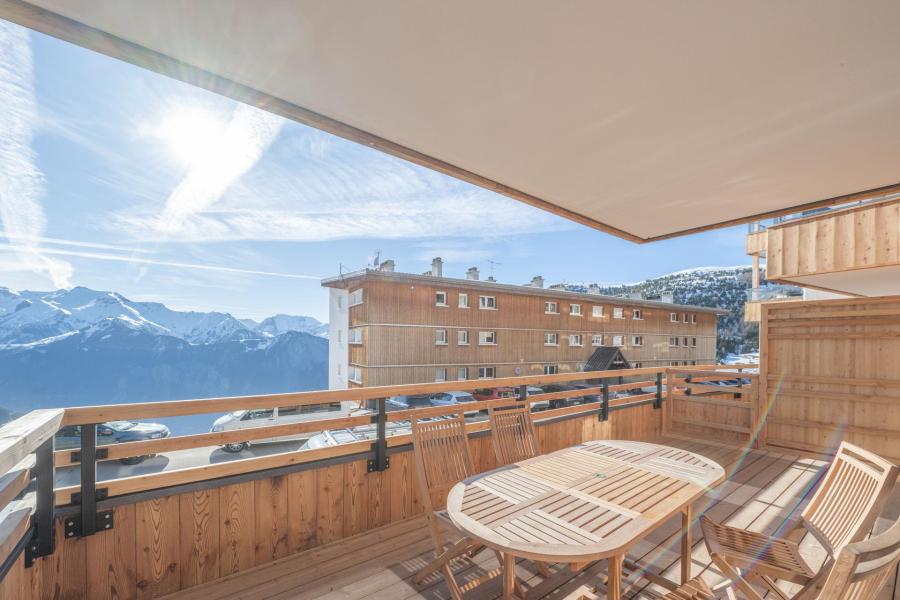 Location au ski Appartement 2 pièces coin montagne 4 personnes (B001) - Les Fermes de l'Alpe - B - Alpe d'Huez - Balcon