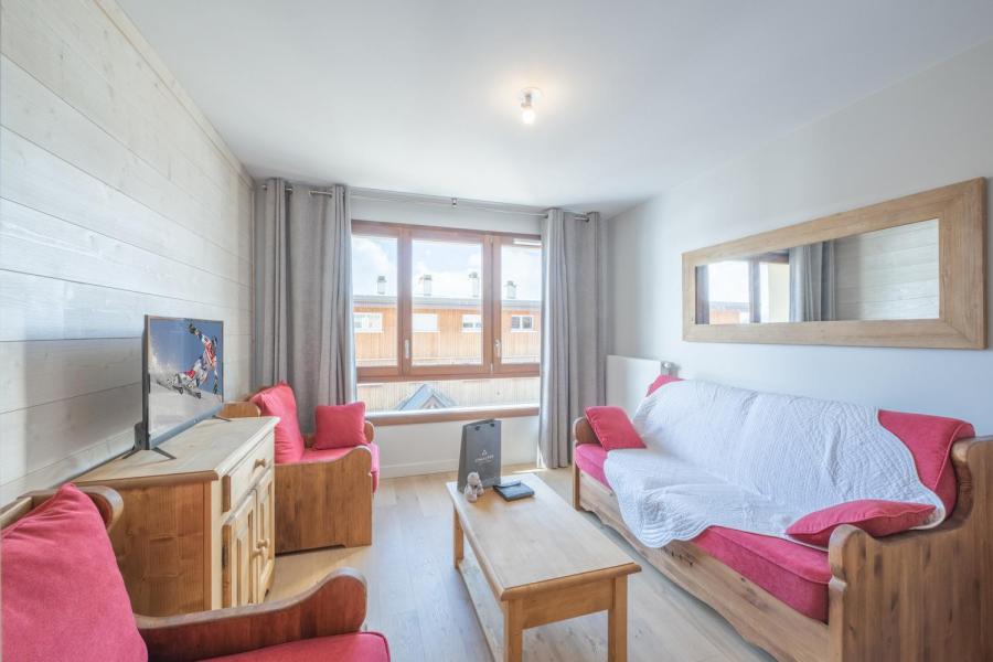 Skiverleih 2-Zimmer-Berghütte für 4 Personen (C206) - Les Fermes de l'Alpe - C - Alpe d'Huez - Wohnzimmer