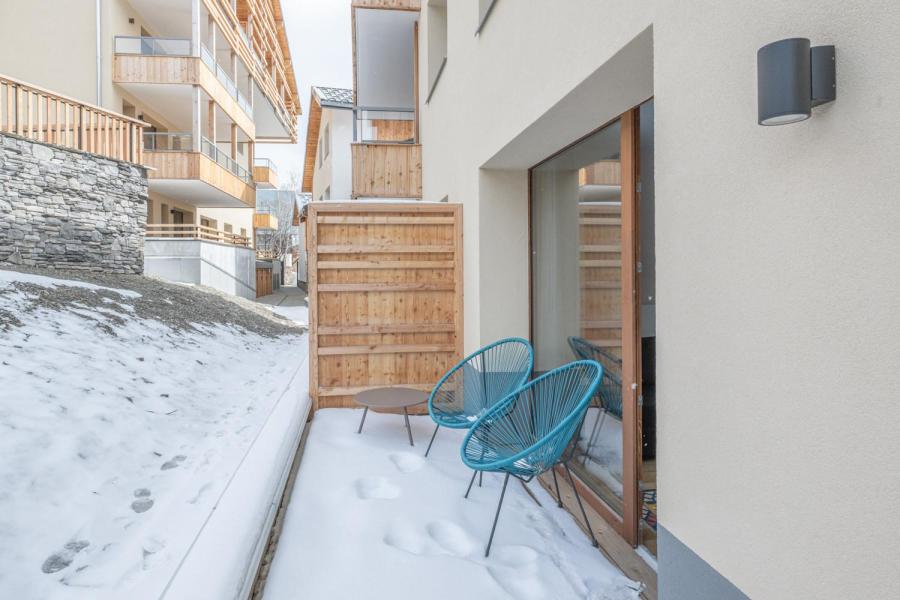 Wynajem na narty Apartament 2 pokojowy 4 osób (C202) - Les Fermes de l'Alpe - C - Alpe d'Huez - Balkon