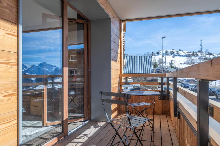 Wynajem na narty Apartament 2 pokojowy z alkową 4 osoby (C103) - Les Fermes de l'Alpe - C - Alpe d'Huez - Balkon