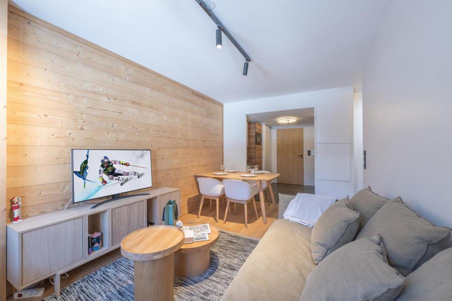 Ski verhuur Appartement 2 kamers 4 personen (C402) - Les Fermes de l'Alpe - C - Alpe d'Huez - Woonkamer