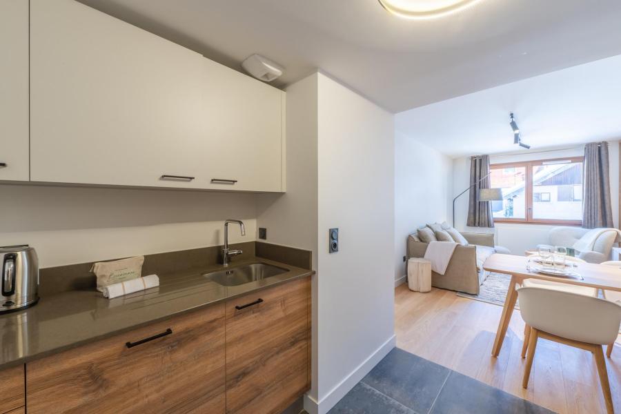 Location au ski Appartement 2 pièces 4 personnes (C402) - Les Fermes de l'Alpe - C - Alpe d'Huez - Kitchenette