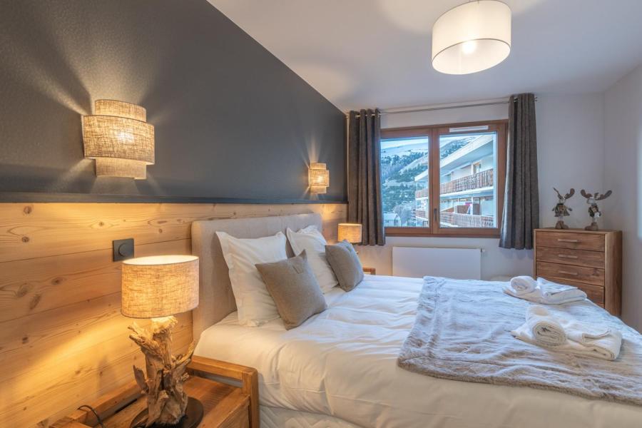 Skiverleih 4 Zimmer Maisonettewohnung für 6 Personen (D301) - Les Fermes de l'Alpe - D - Alpe d'Huez - Schlafzimmer