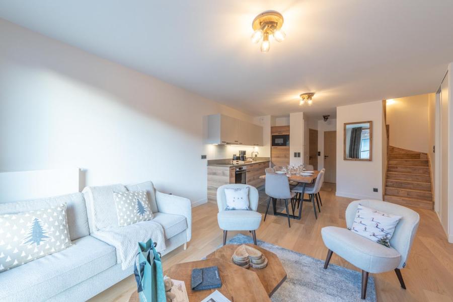 Skiverleih 4 Zimmer Maisonettewohnung für 6 Personen (D301) - Les Fermes de l'Alpe - D - Alpe d'Huez - Wohnzimmer