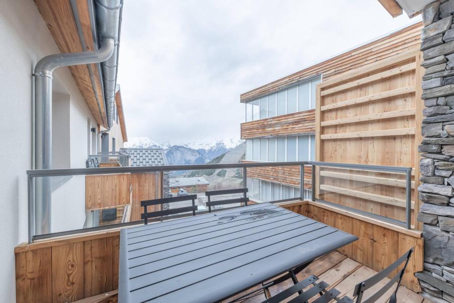 Soggiorno sugli sci Appartamento su due piani 4 stanze con cabina per 8 persone (D303) - Les Fermes de l'Alpe - D - Alpe d'Huez - Balcone