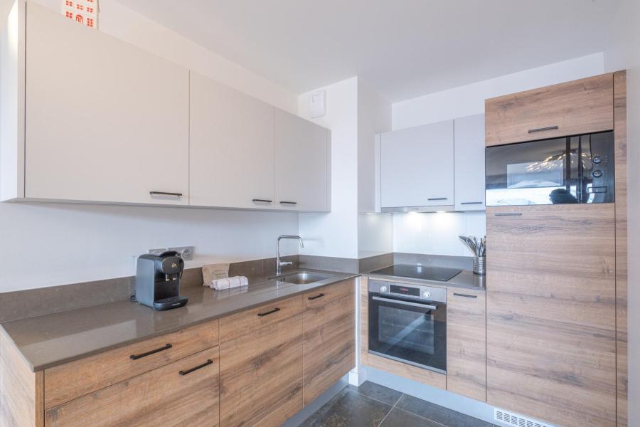 Location au ski Appartement 4 pièces cabine 8 personnes (D206) - Les Fermes de l'Alpe - D - Alpe d'Huez - Kitchenette