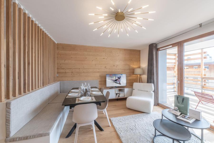 Location au ski Appartement 4 pièces cabine 8 personnes (D206) - Les Fermes de l'Alpe - D - Alpe d'Huez - Séjour