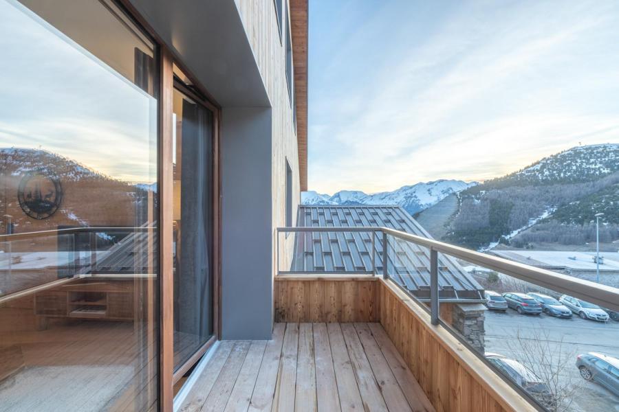 Location au ski Appartement duplex 4 pièces 6 personnes (D301) - Les Fermes de l'Alpe - D - Alpe d'Huez - Balcon