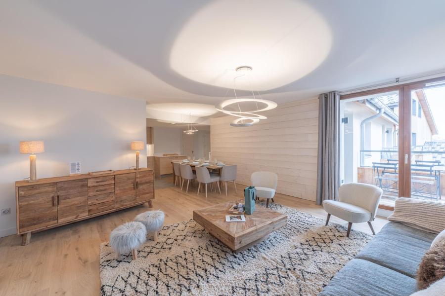 Location au ski Appartement duplex 4 pièces cabine 8 personnes (D303) - Les Fermes de l'Alpe - D - Alpe d'Huez - Séjour