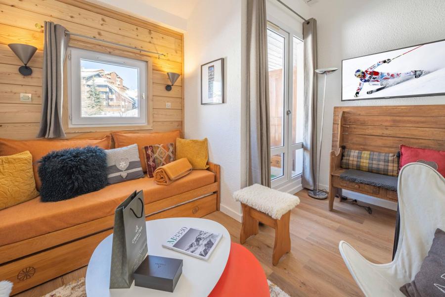 Skiverleih Mezzanin-Studio für 4 Personen (504) - Les Horizons d'Huez - Alpe d'Huez - Wohnzimmer