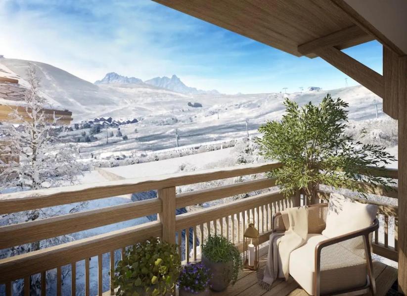 Rent in ski resort 5 room apartment 8 people (5) - Lillehamer 5 - Alpe d'Huez - Balcony