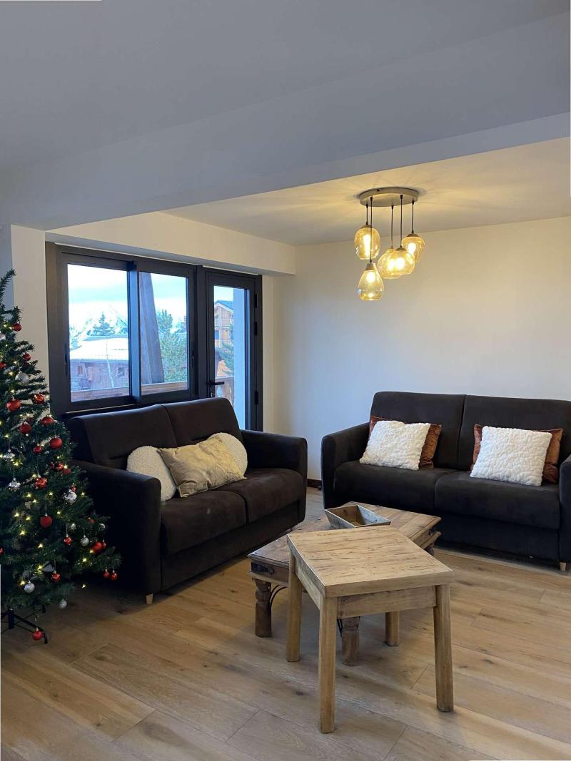 Rent in ski resort 1 room apartment 10 people (ADH113-021) - MARMOTTES - Alpe d'Huez - Living room