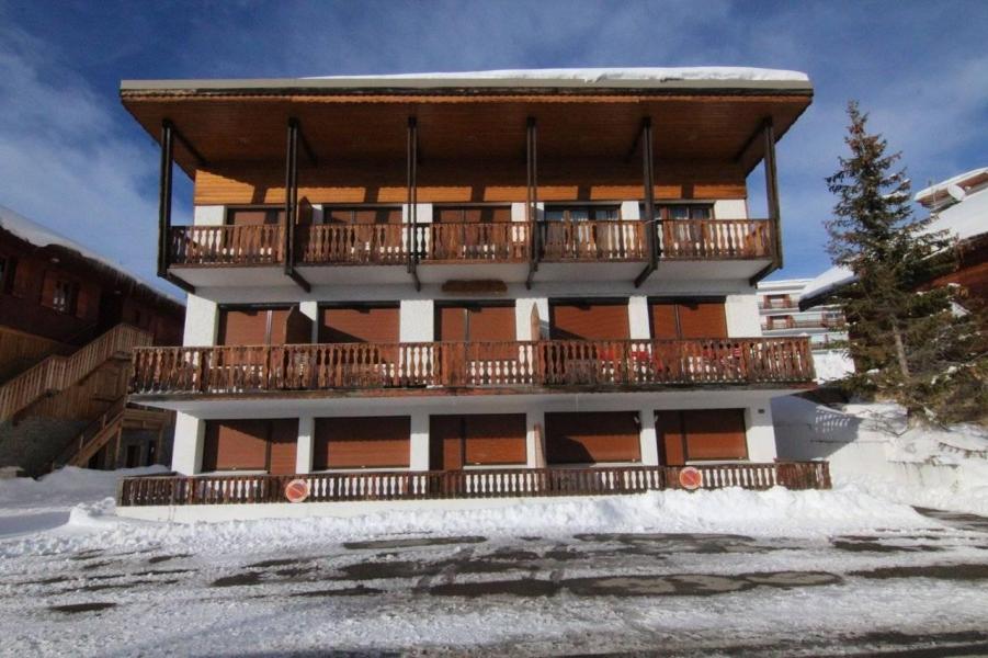 Skiverleih 1-Zimmer-Appartment für 10 Personen (ADH113-021) - MARMOTTES - Alpe d'Huez - Draußen im Winter