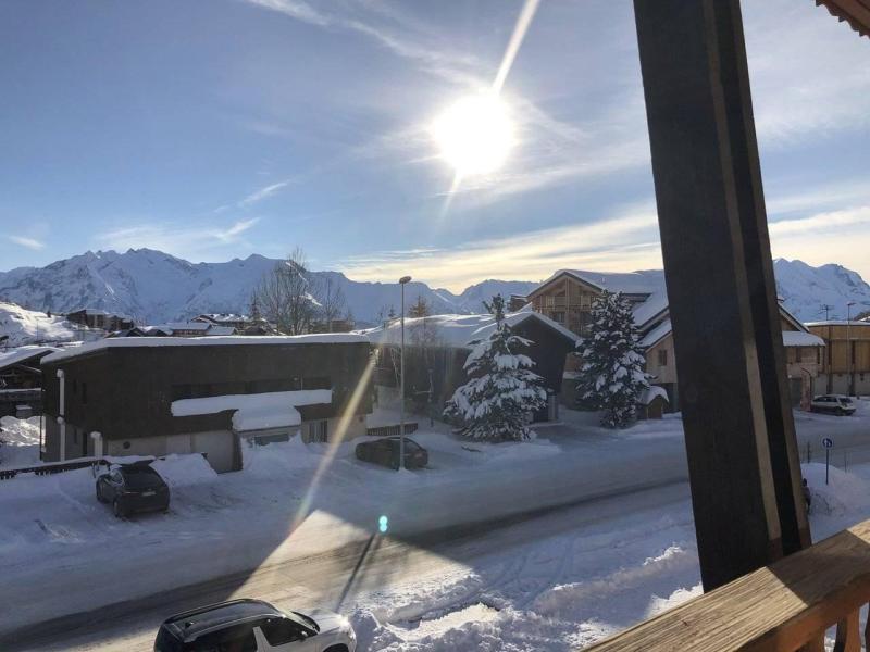 Urlaub in den Bergen 1-Zimmer-Appartment für 10 Personen (ADH113-021) - MARMOTTES - Alpe d'Huez - Draußen im Winter