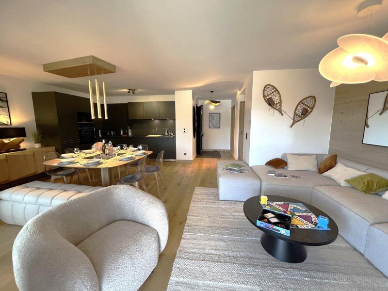 Rent in ski resort 4 room apartment cabin 8 people (A42) - Phoenix A - Alpe d'Huez - Living room