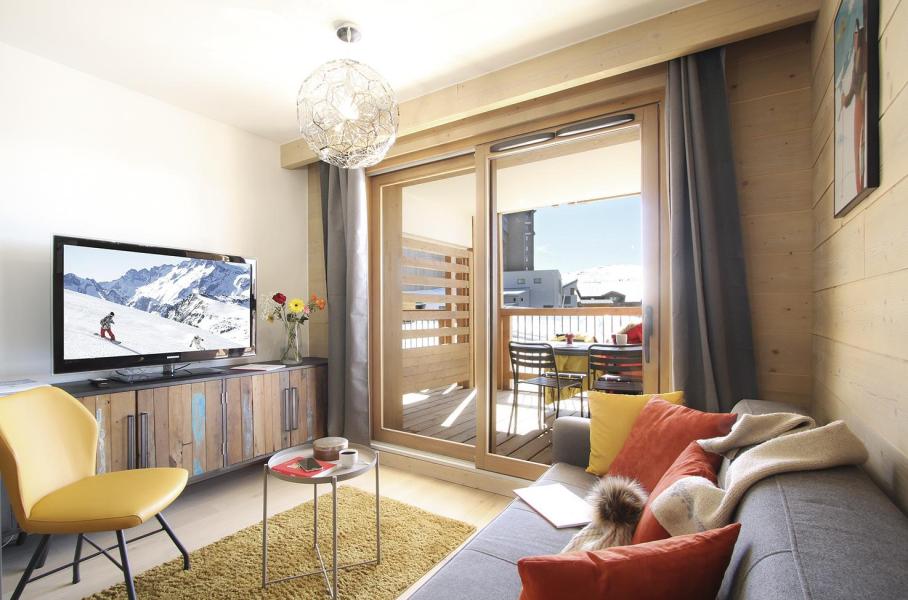 Ski verhuur Appartement 2 kabine kamers 4 personen (A12) - Phoenix A - Alpe d'Huez - Woonkamer