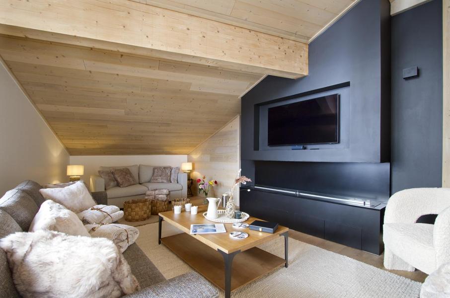 Ski verhuur Appartement 5 kabine kamers 8 personen (A54) - Phoenix A - Alpe d'Huez - Woonkamer