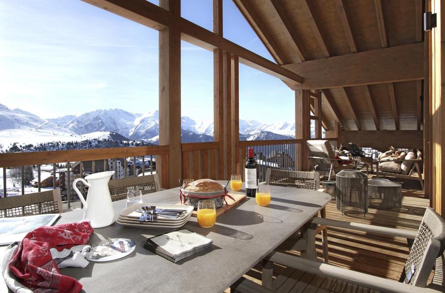 Ski verhuur Appartement 5 kabine kamers 8 personen (A54) - Phoenix A - Alpe d'Huez - Woonkamer