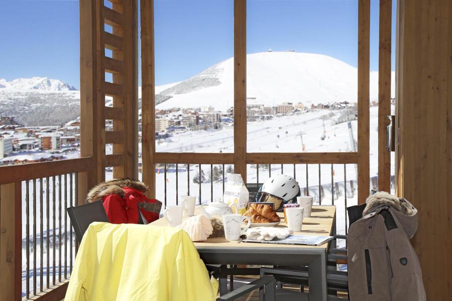 Rent in ski resort 3 room apartment cabin 6 people (B27) - PHOENIX B - Alpe d'Huez - Balcony