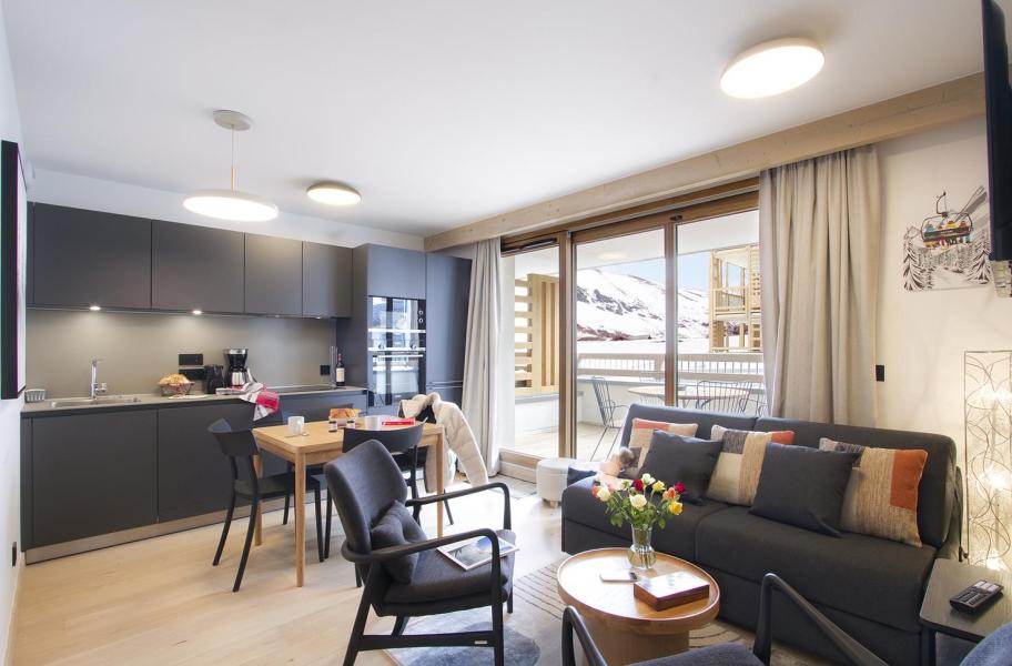Wynajem na narty Apartament 2 pokojowy kabina 4 osób (C21) - PHOENIX C - Alpe d'Huez - Pokój gościnny