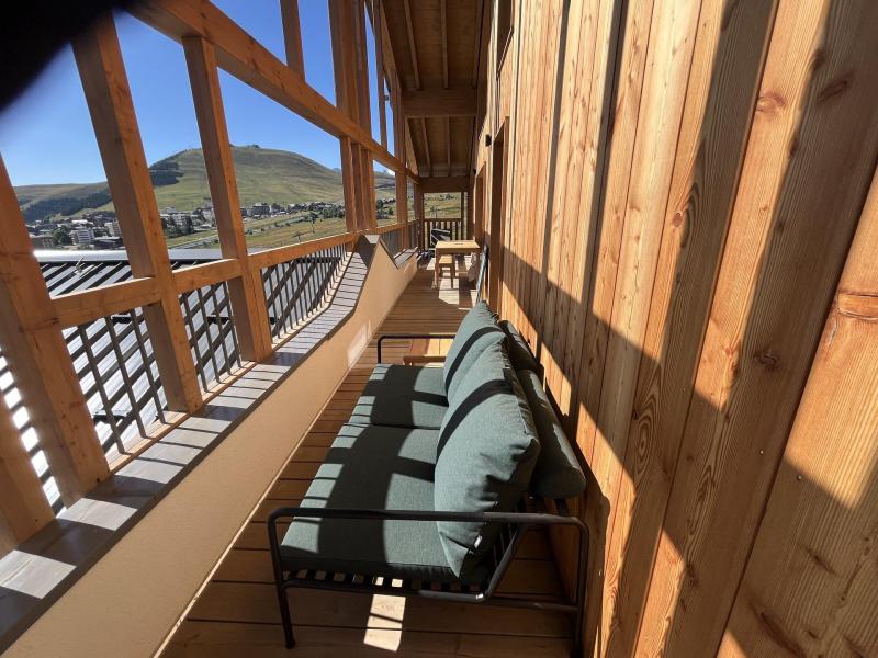 Ski verhuur Appartement 5 kamers 8 personen (32) - PHOENIX C - Alpe d'Huez - Balkon